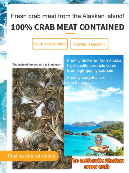 Buy 3 Get 1 Free Alaskan Snow Crab Ready-to-EatCrispy Crab 8HZAN8