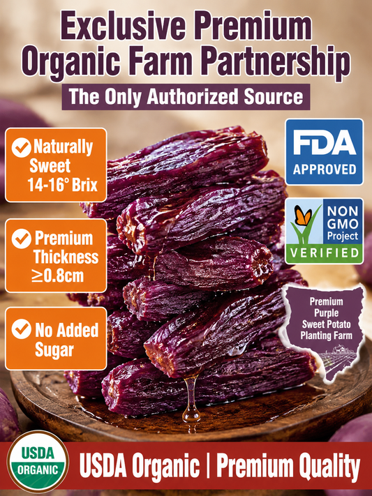 Healthy Low Fat Purple Sweet Potato Snack