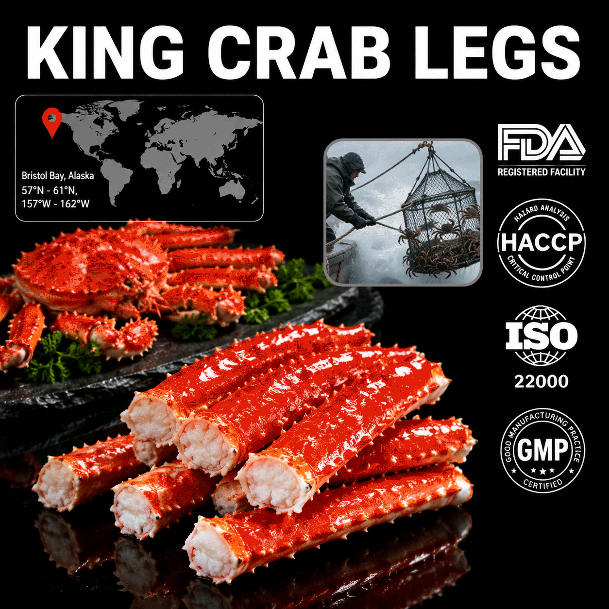 Alaskan Red King Crab Legs