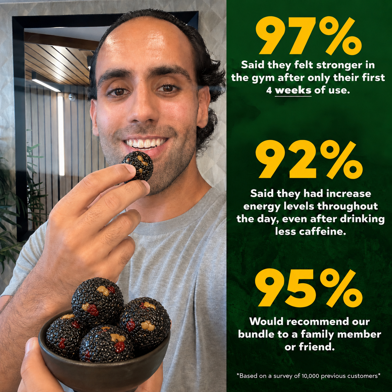 🏆 Ultimate Men’s Stamina Black Sesame Balls for Better Performance 🔥✅