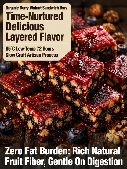 Blueberry Walnut Hawthorn Bites, No Added Sugar
