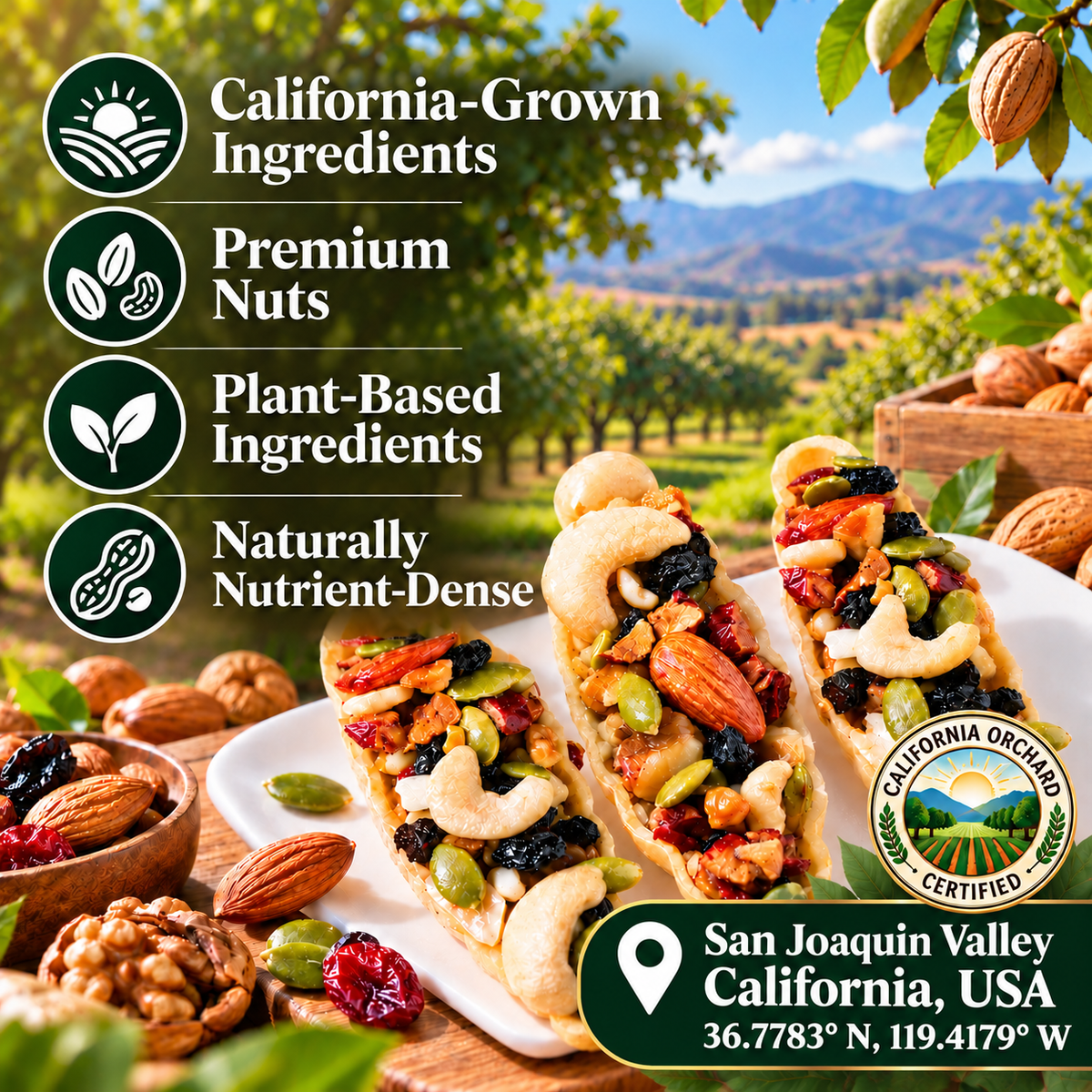 CALIFORNIA ORCHARD NUT BOATS™-G$