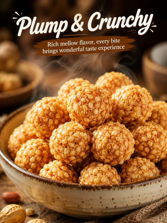 Sesame Coated Yam Peanuts. Original Flavor