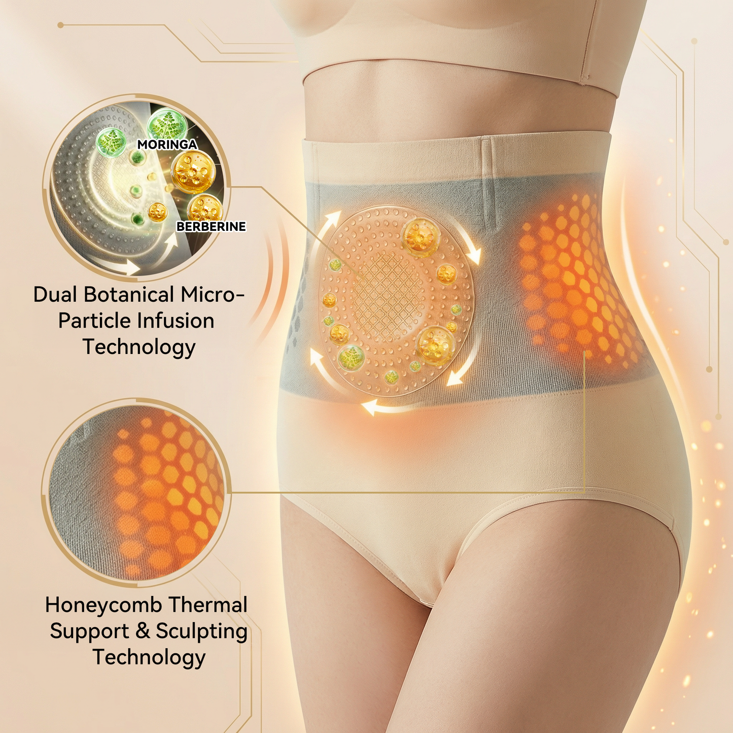 🎖️Official Hgfnvllc®🐉✨ 2026 4-in-1 Micro-Particle Sculpting Shorts – High-Waist Body Shaping & Tummy Control -8HZAN8