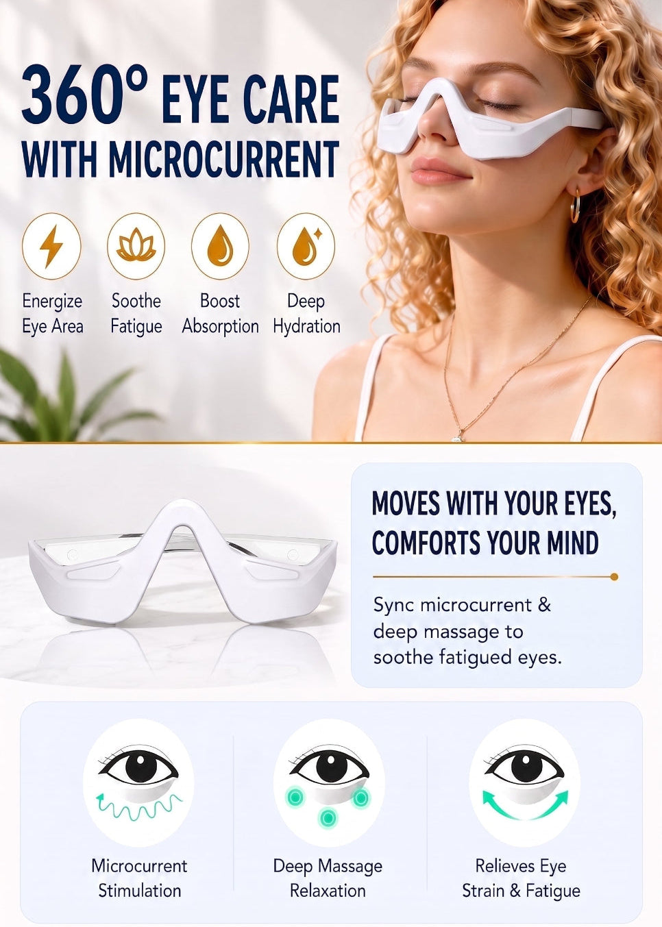 👀LED Eye Therapy Massager ✨ Reduce Puffiness & Fine Lines