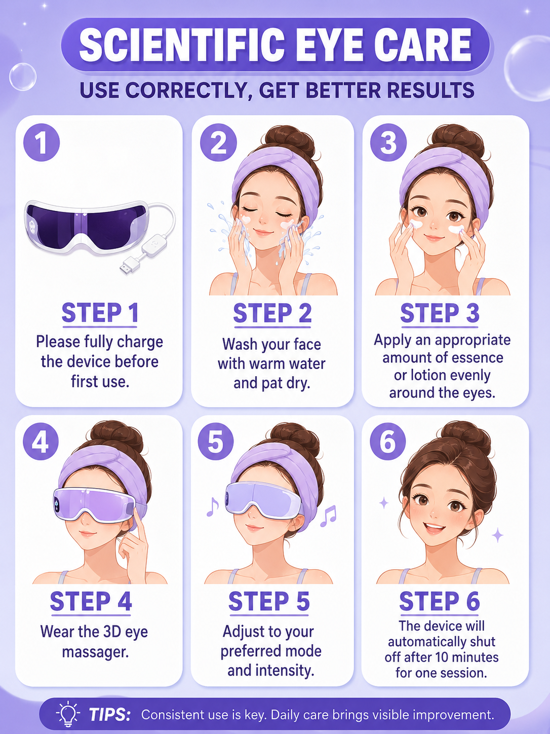 👀LED Eye Therapy Massager ✨ Reduce Puffiness & Fine Lines