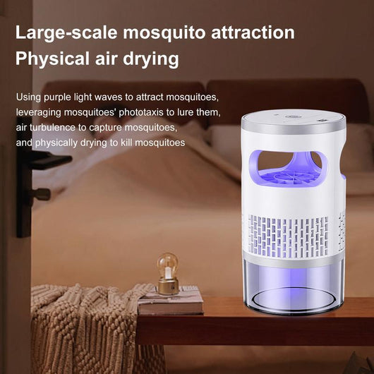 🦟 Indoor Mosquito & Fruit Fly Trap ✨ Quiet, Odor-Free Bug Catcher for Home