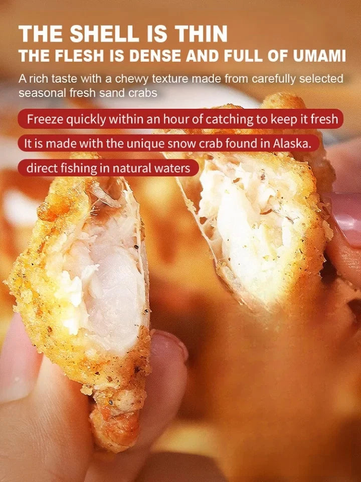 Buy 3 Get 1 Free Alaskan Snow Crab Ready-to-EatCrispy Crab 8HZAN8
