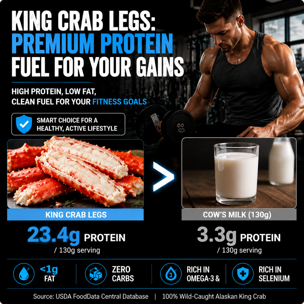 Alaskan Red King Crab Legs