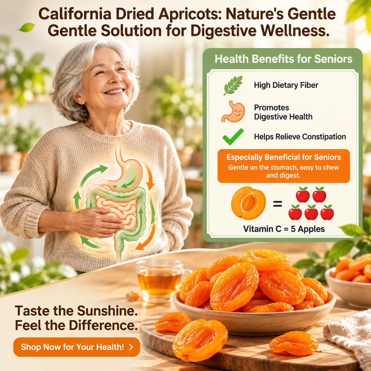 California Organic Dried Apricots-G$