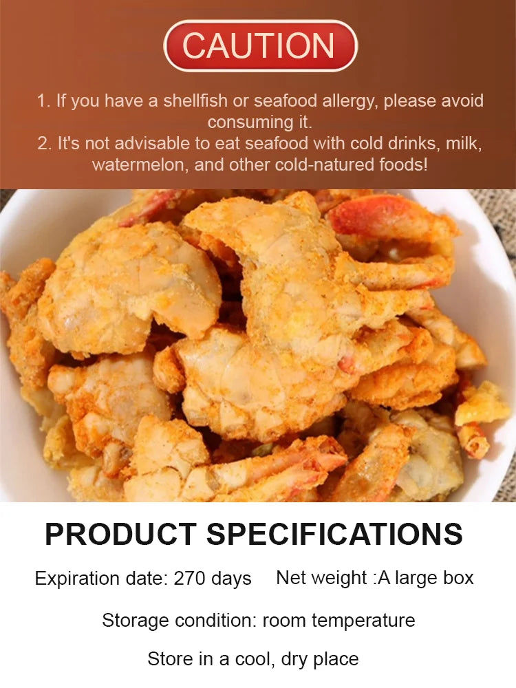 Buy 3 Get 1 Free Alaskan Snow Crab Ready-to-EatCrispy Crab 8HZAN8