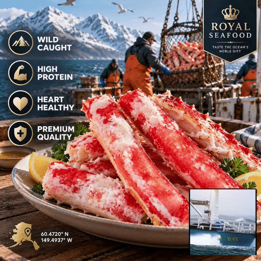 Premium Wild Alaskan King Crab Legs, Harvested in Alaska-k$