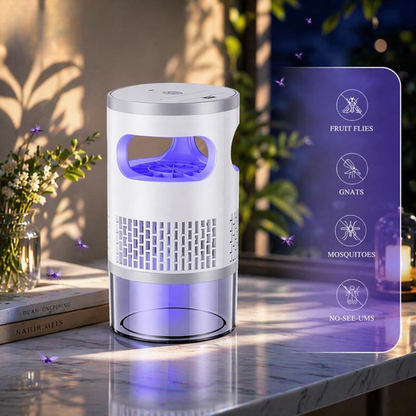 🦟 Indoor Mosquito & Fruit Fly Trap ✨ Quiet, Odor-Free Bug Catcher for Home