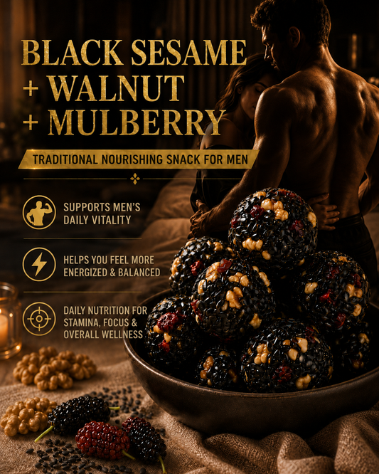🏆 Ultimate Men’s Stamina Black Sesame Balls for Better Performance 🔥✅