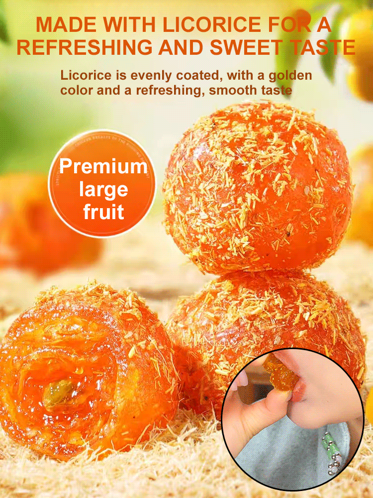 🍊[Kumquat and Licorice Only] Antioxidant and Lung-Nourishing Dried🌿 Kumquat with Licorice